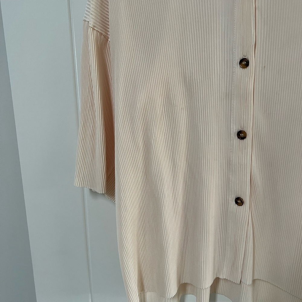 Cream Button Up - Picture 2 of 3